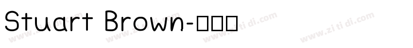 Stuart Brown字体转换 Stuart Brown字体转换
